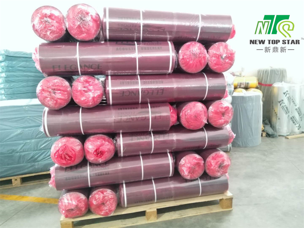 Shield Padding Hardwood Flooring Underlayment Vapour Barrier Red Foam Underlay 3mm