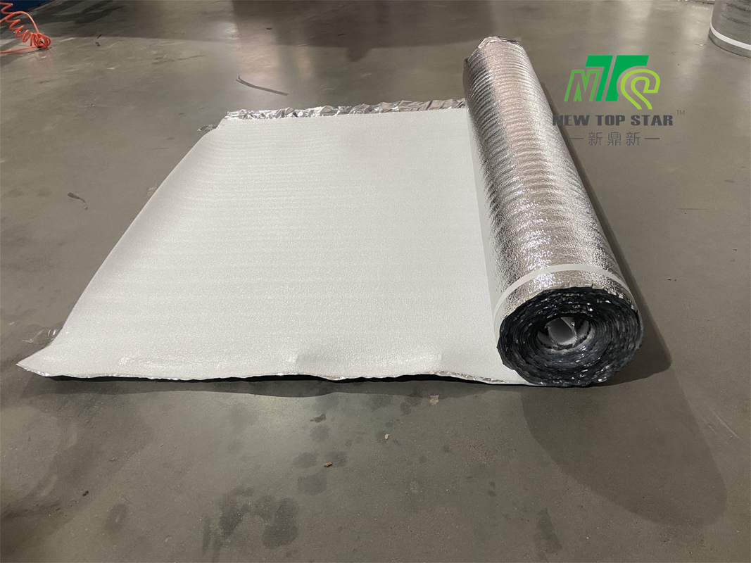 EPE Foam Moisture Proof Underlayment Silver Aluminium Foil Underlay