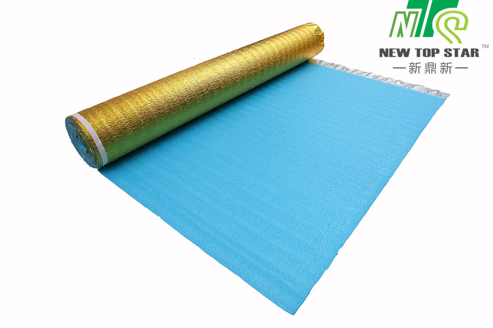 2mm IXPE Foam Underlay Luxury Laminate High End With Golden Film