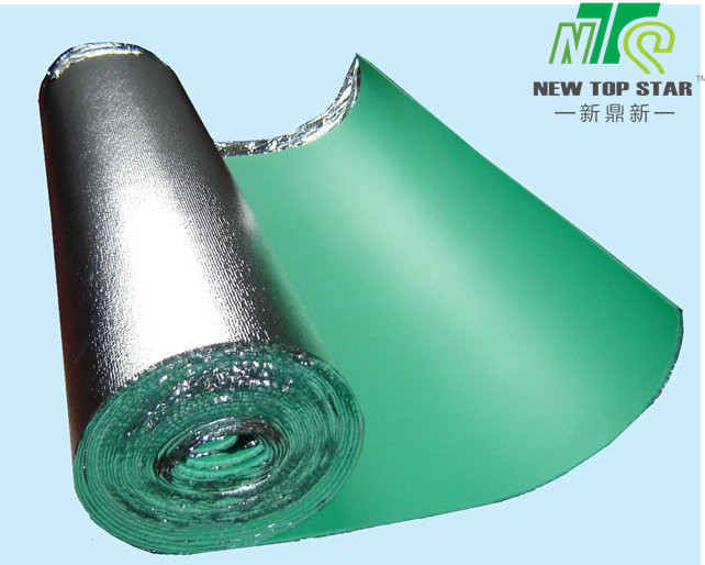 Silver Film 2mm Flooring Underlayment , Moisture Resistant Underlay For Laminate Flooring