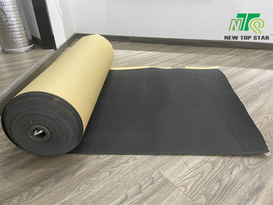 3mm LVT Self Adhesive Underlay , Solid Wooden Floor Underlay RoHS
